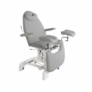 Camilla hidráulica-sillón ginecologia con brazos elevables. 62x182